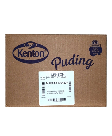Picture of Kenton Puding Şekeri Azaltılmış D Vitaminli Çilekli 100 g