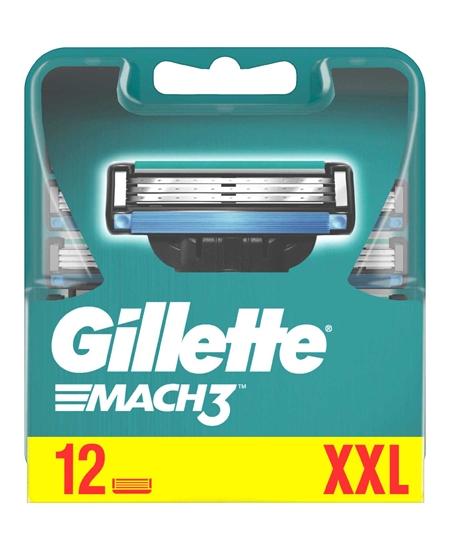 Picture of Gillette Mach3 Blade 12's - EU PACK
