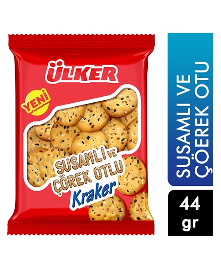 Picture of ÜLKER SUSAMLI ÇÖREKOTLU KRAKER 44GR 20 Lİ