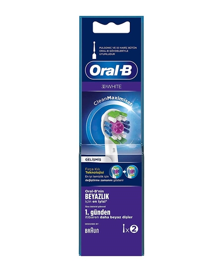 Picture of Oral-B Şarjlı Diş Fırçası Yedek Başlık 2'li 3DW