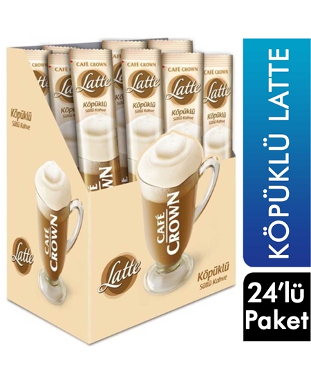 Picture of ÜLKER CAFE CROWN LATTE KAHVE 17GR 24 LÜ