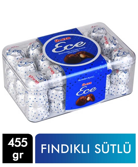 Picture of Ülker Ece Fındıklı&Sütlü Çikolata 455 gr