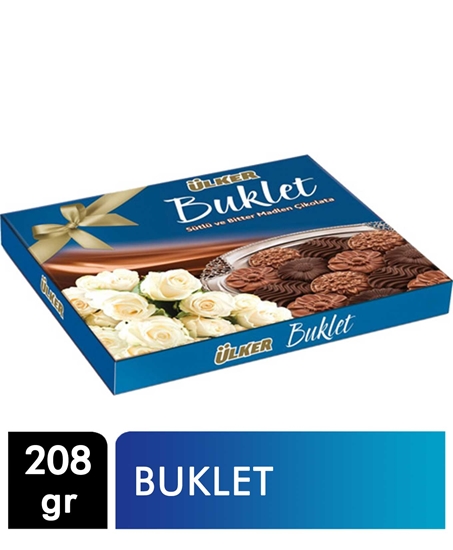 Picture of Ülker Buklet Sütlü&Bitter Madlen Çikolata 208 gr