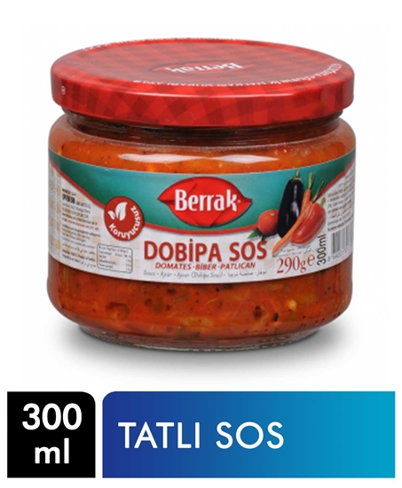Picture of Berrak Dobipa Ajvar Kahvaltılık Tatlı Sos 300 ml Cam