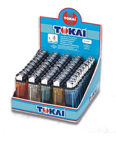 Picture of Tokai Taşlı Çakmak Mini Boy 50'li Paket