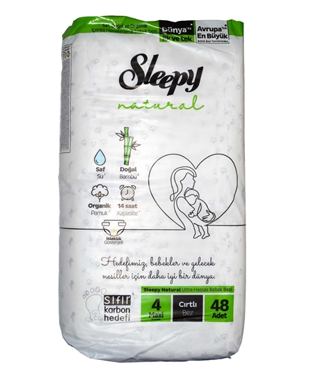 Picture of Sleepy Natural Bebek Bezi No:4 48'li Maxi Jumbo