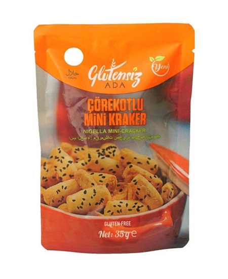 Picture of Glutensiz Ada Çörek Otlu Mini Kraker 35 gr