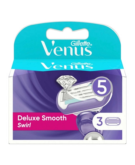Picture of Gillette Venus Deluxe Smooth Swirl Tıraş Bıçağı Yedek 3'lü