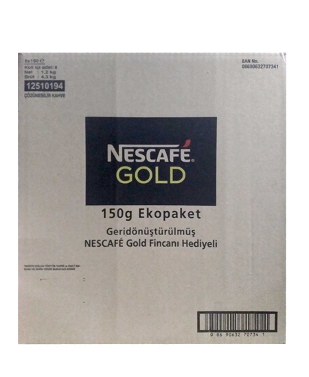 Picture of Nescafe Gold Kahve Eko Paket 150 gr + Kupa Bardak Hediye