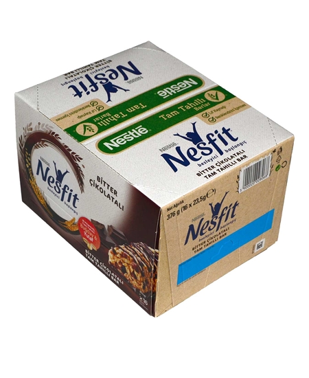 Picture of Nestle Nesfit Tam Tahıllı Bar 23,5 gr X 16'lı Paket Bitter Çikolatalı