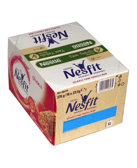 Picture of Nestle Nesfit Tam Tahıllı Bar 23,5 gr X 16'lı Paket Çilekli