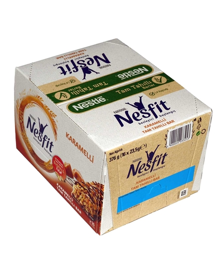 Picture of Nestle Nesfit Tam Tahıllı Bar 23,5 gr X 16'lı Paket Karamelli