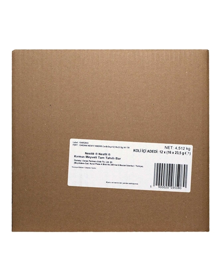 Picture of Nestle Nesfit Tam Tahıllı Bar 23,5 gr X 16'lı Paket Kırmızı Meyveli
