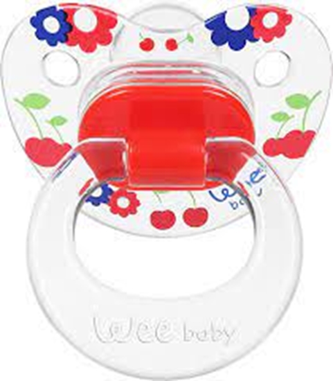 Picture of Wee Baby 837 Şeffaf Damaklı Emzik No:2