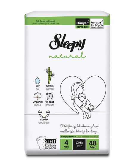 Picture of Sleepy Natural Bebek Bezi No:4 48'li Maxi Jumbo