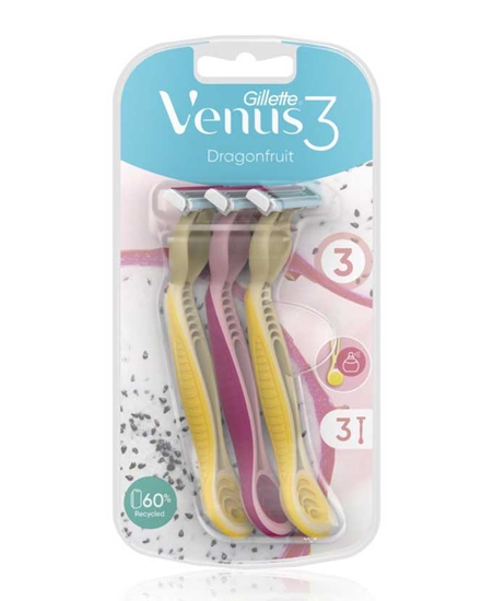 Picture of Gillette Venus 3 Dragonfruit Dis 3Ct