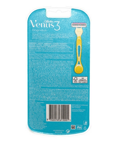 Picture of Gillette Venus 3 Dragonfruit Dis 3Ct