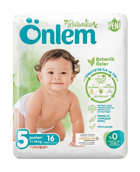 Picture of Önlem Bebek Bezi Botanica Jumbo Junior 16'lı Paket