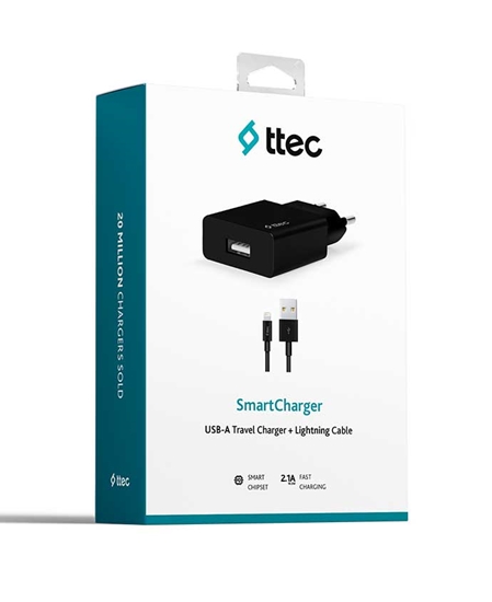 Picture of Ttec Şarj Aleti İphone Ev 2.1a 2SCS20LS Siyah