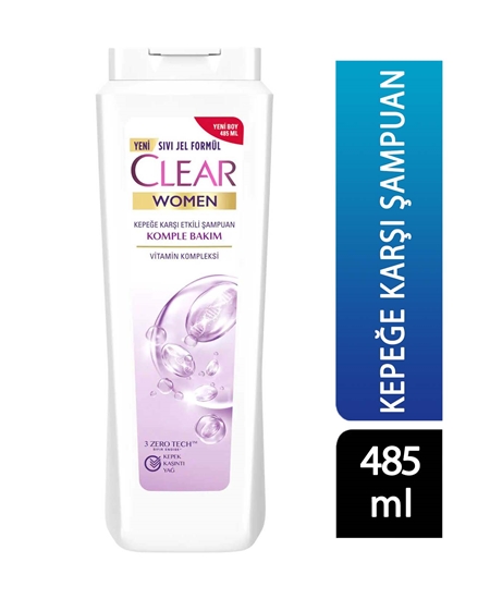 Picture of CLEAR ŞAMPUAN 485 ML WOMEN KOMPLE BAKIM