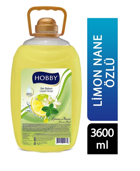 Picture of Hobby Sıvı Sabun 3600 ml Limon Nane