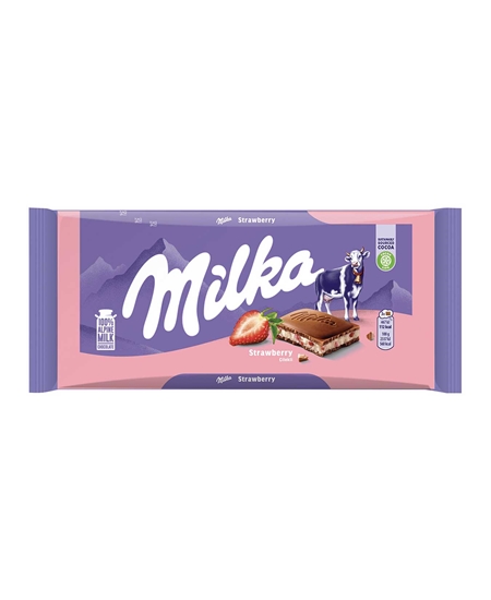Picture of Milka Çilekli Yoğurtlu Çikolata 100 gr