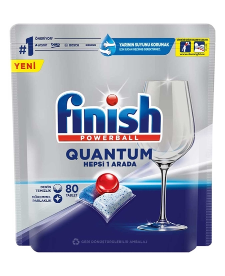 Picture of Finish Quantum Hepsi Bir Arada 80'li Bulaşık Makinesi Tableti