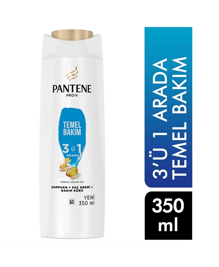 Picture of Pantene Şampuan 350 ml 3 in 1 Temel Bakım