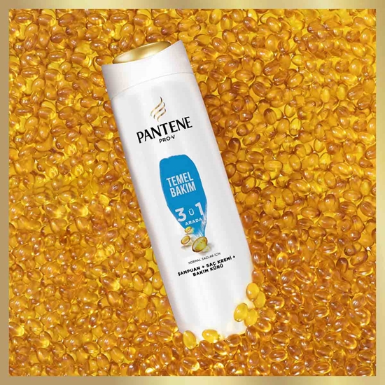 Picture of Pantene Şampuan 350 ml 3 in 1 Temel Bakım