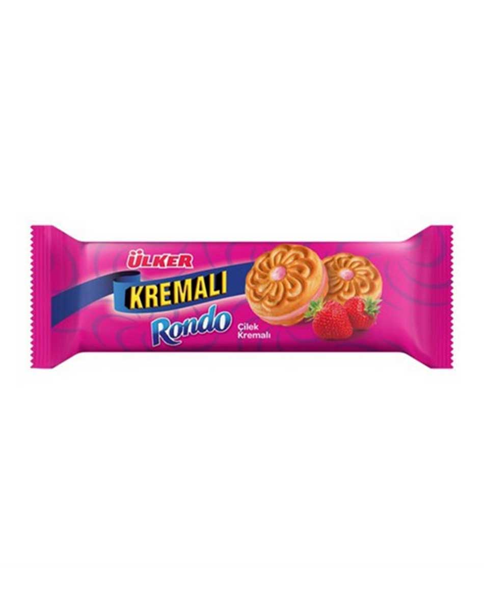 Ülker Rondo Çilek Kremalı Bisküvi 61 gr | FmcgStore.com