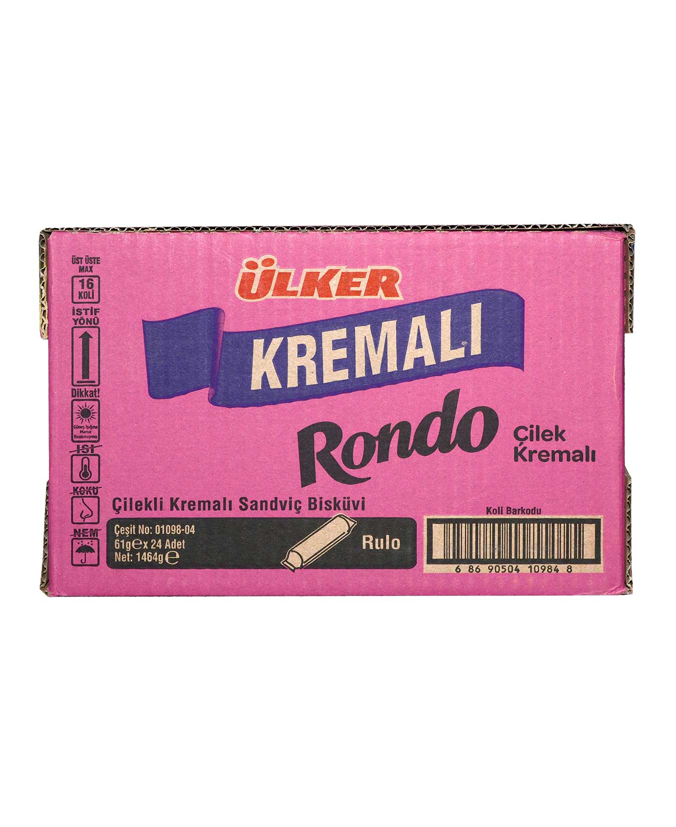 Ülker Rondo Çilek Kremalı Bisküvi 61 gr | FmcgStore.com