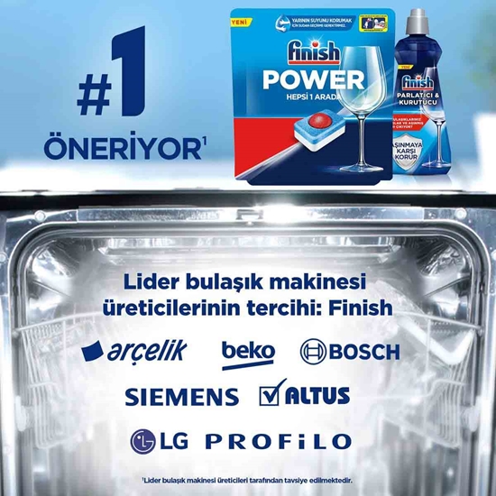 Picture of Finish Hepsi Bir Arada 65 Yıkama Bulaşık Makinesi Tableti Powerball
