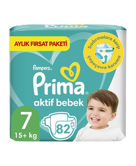 Picture of Prima Aktif Bebek Bezi Süper Fırsat Paketi XX Large No:7 82'li