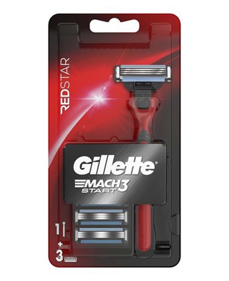 Picture of Gillette Mach 3 Start Tıraş Makinesi + 3 Yedek Bıçak Redstar