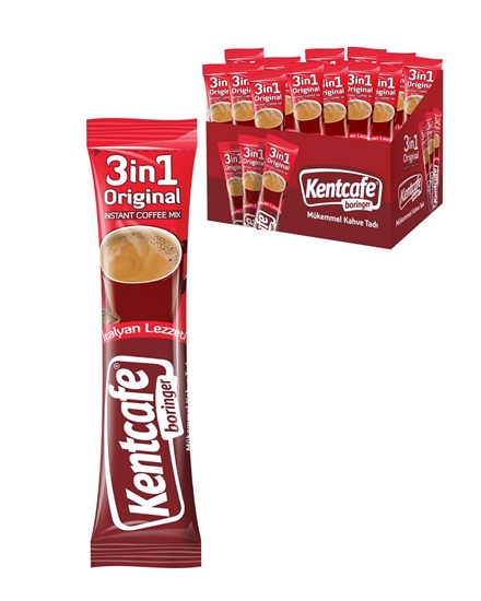 Picture of Kent Boringer Kent Cafe 3ü 1 Arada Original Hazır Kahve 48'li Paket