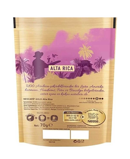 Picture of Nescafe Gold Alta Rica Filtre Kahve 70 gr