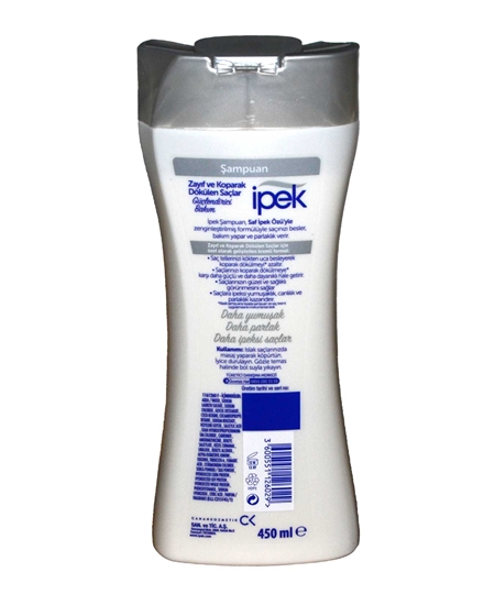 Picture of İpek Şampuan 450 ml Zayıf ve Dökülen Saçlar Bitki Özlü