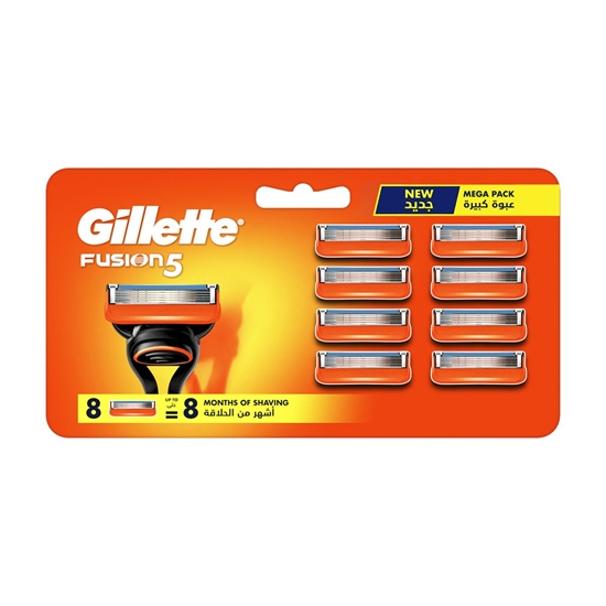 Picture of Gillette Fusion5 Blade 8's  Arabic