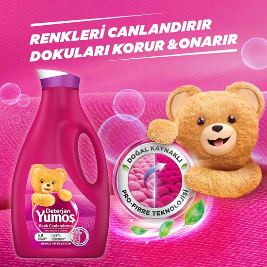 Picture of Yumoş Sıvı Çamaşır Deterjanı 2520 ml Renk Bakım