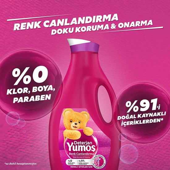 Picture of Yumoş Sıvı Çamaşır Deterjanı 2520 ml Renk Bakım
