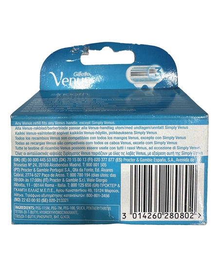 Picture of Gillette Venus Smooth3 8's Refill - EU PACK
