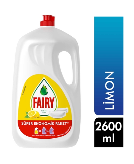 Picture of Fairy Dishwasher Liquid 2600 ml Limon