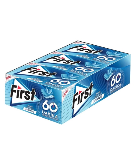 First 60 Dakika 27 gr x 12'li Paket Nane Aromalı