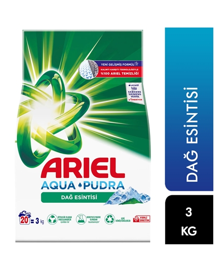 ariel,dağ esintisi, toz deterjan,çamaşır deterjanı,toptan deterjan,3 kg