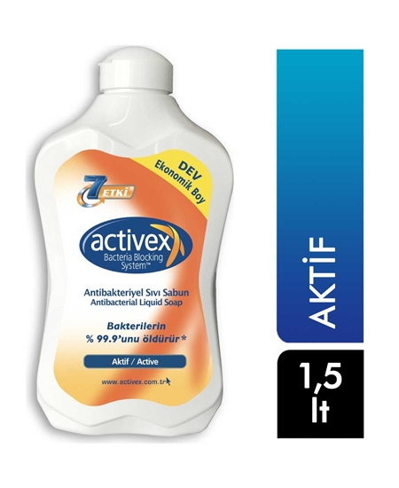 Picture of Activex Antibakteriyel Sıvı Sabun 1,5 lt Aktif